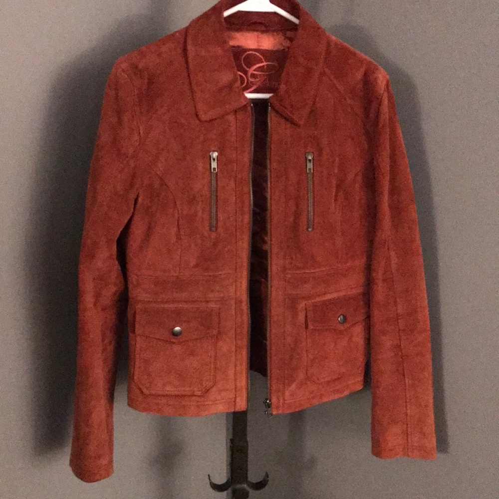 Copper/Rust color suede jacket